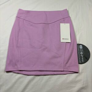 Lululemon Scuba HR Mini Skirt VITP Vintage Pink Women’s Size XL